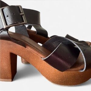 Universal Thread Black Block Heel Sandals